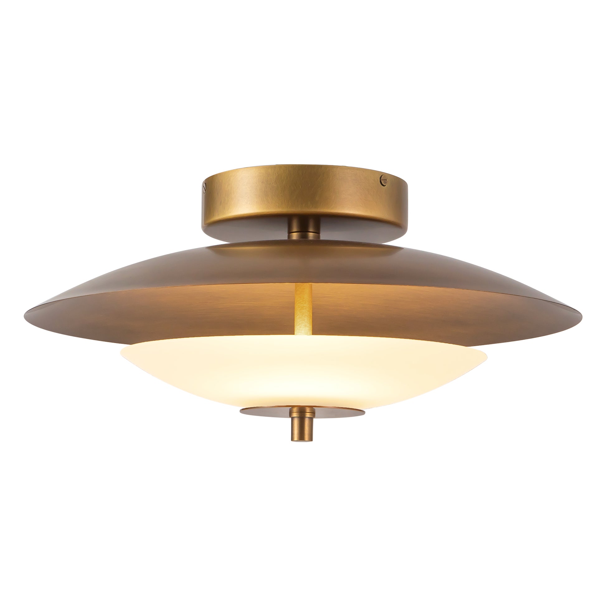Prescott 16-in LED Semi-Flush Mount