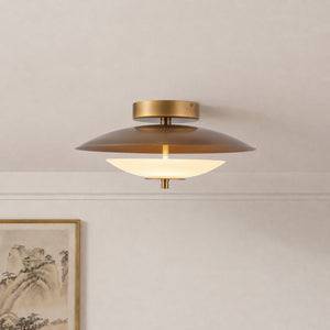 Prescott 16-in LED Semi-Flush Mount