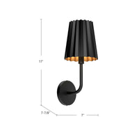 Plisse Wall/Vanity Light