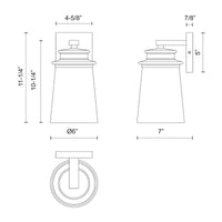 Quincy Exterior Wall Sconce