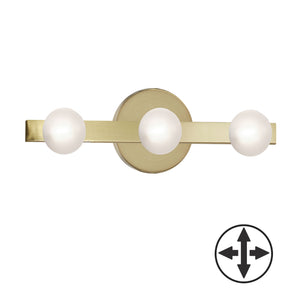Raleigh 3LT Vanity Wall Sconce