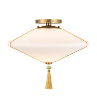 Reeve 15-in Semi-Flush Mount