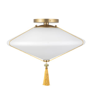 Reeve 15-in Semi-Flush Mount