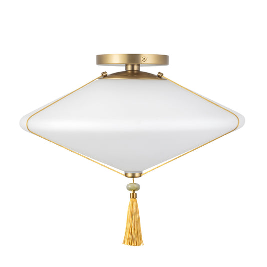 Reeve 15-in Semi-Flush Mount