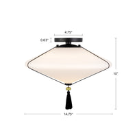 Reeve 15-in Semi-Flush Mount