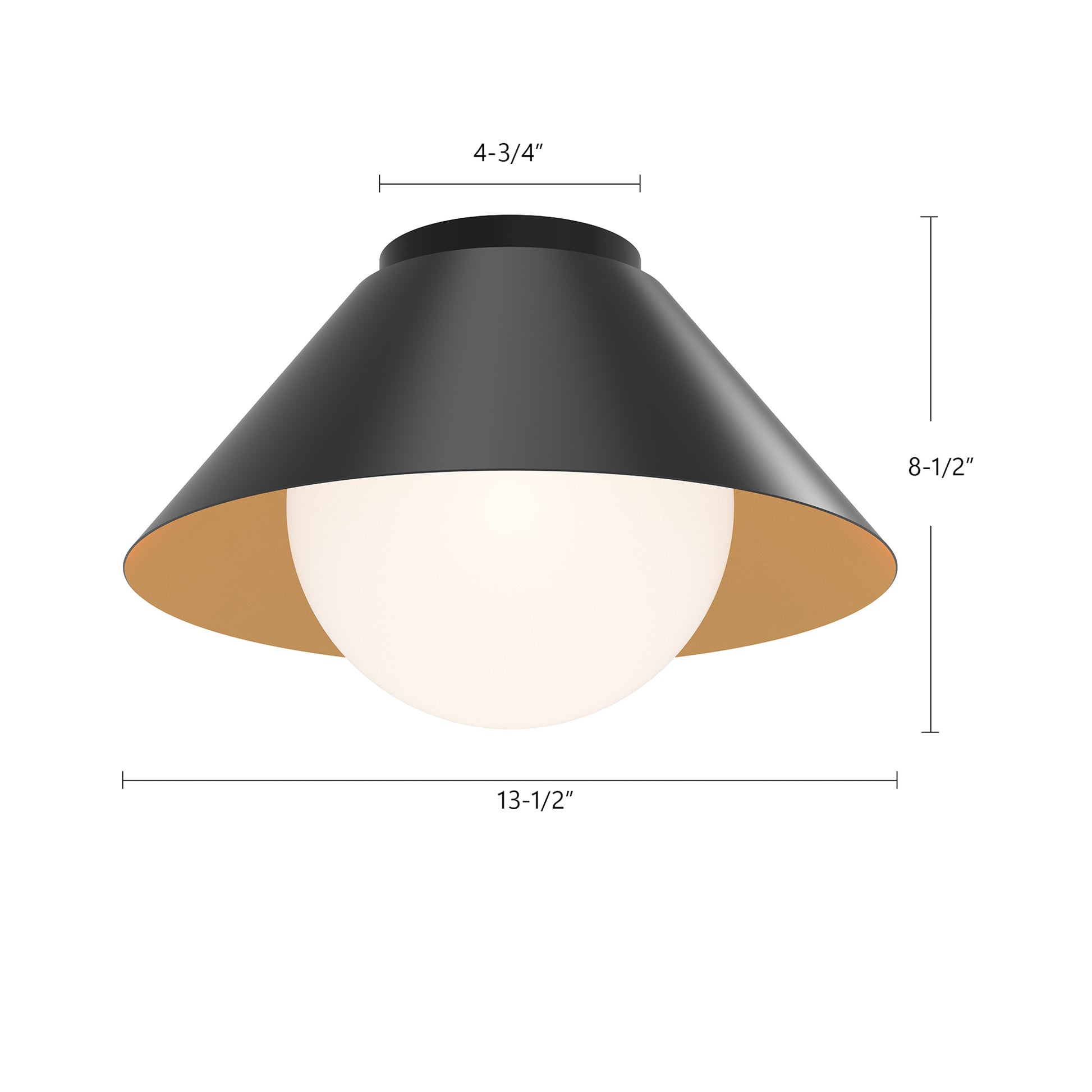 Remy 14-in Flush Mount