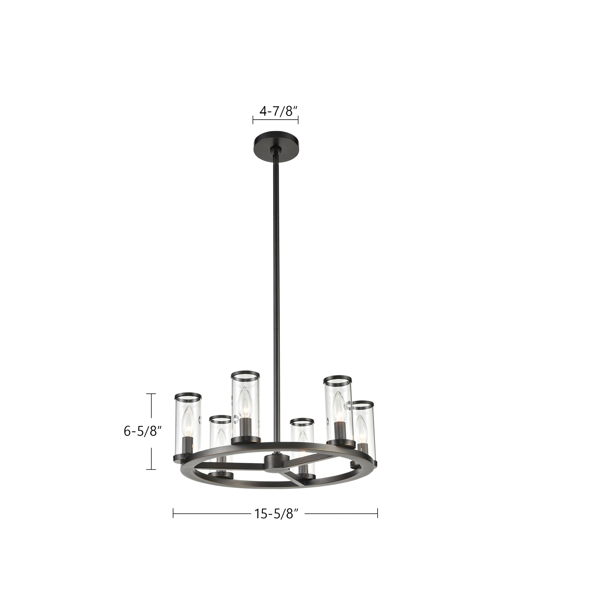 Revolve 19-in Chandelier