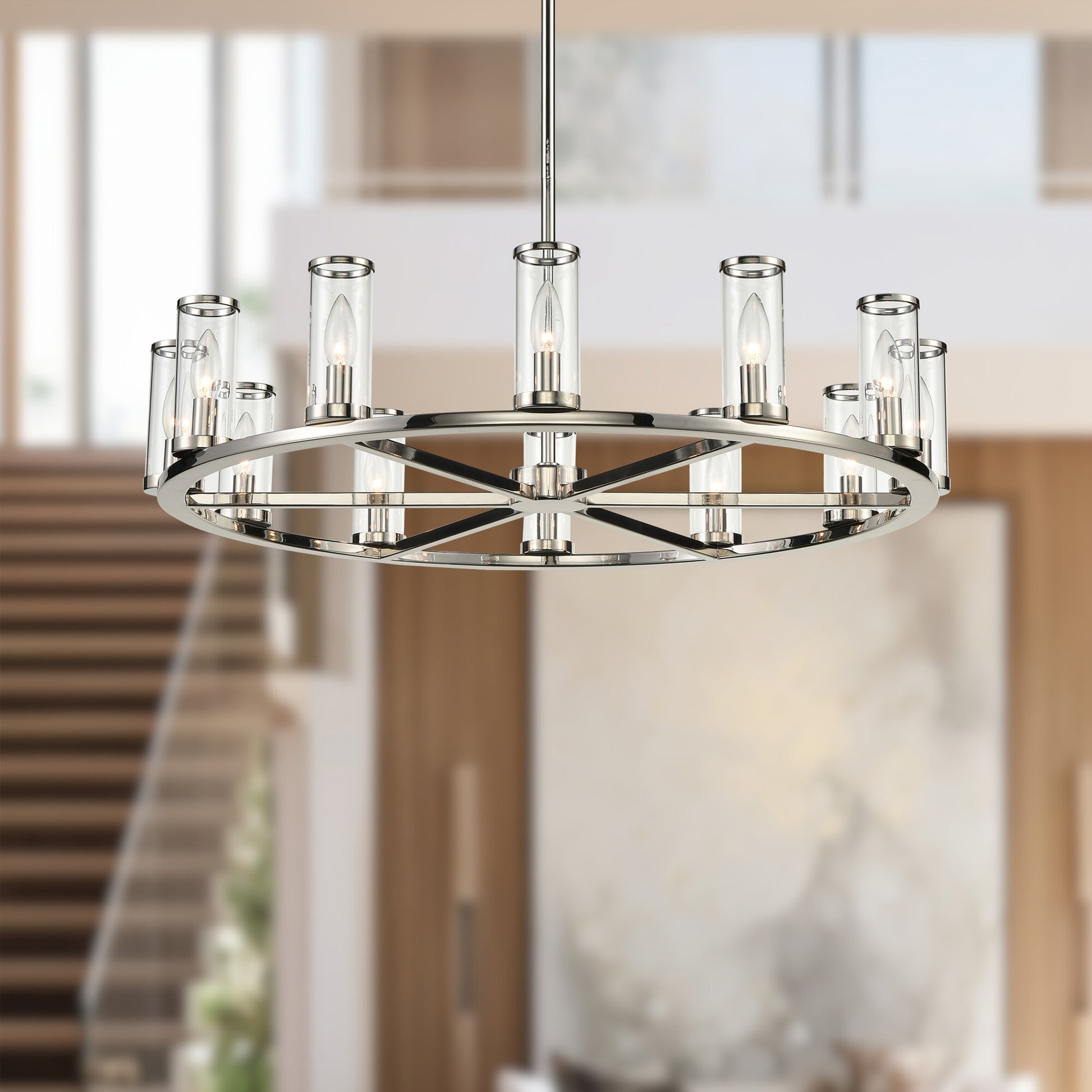Revolve 33-in Chandelier
