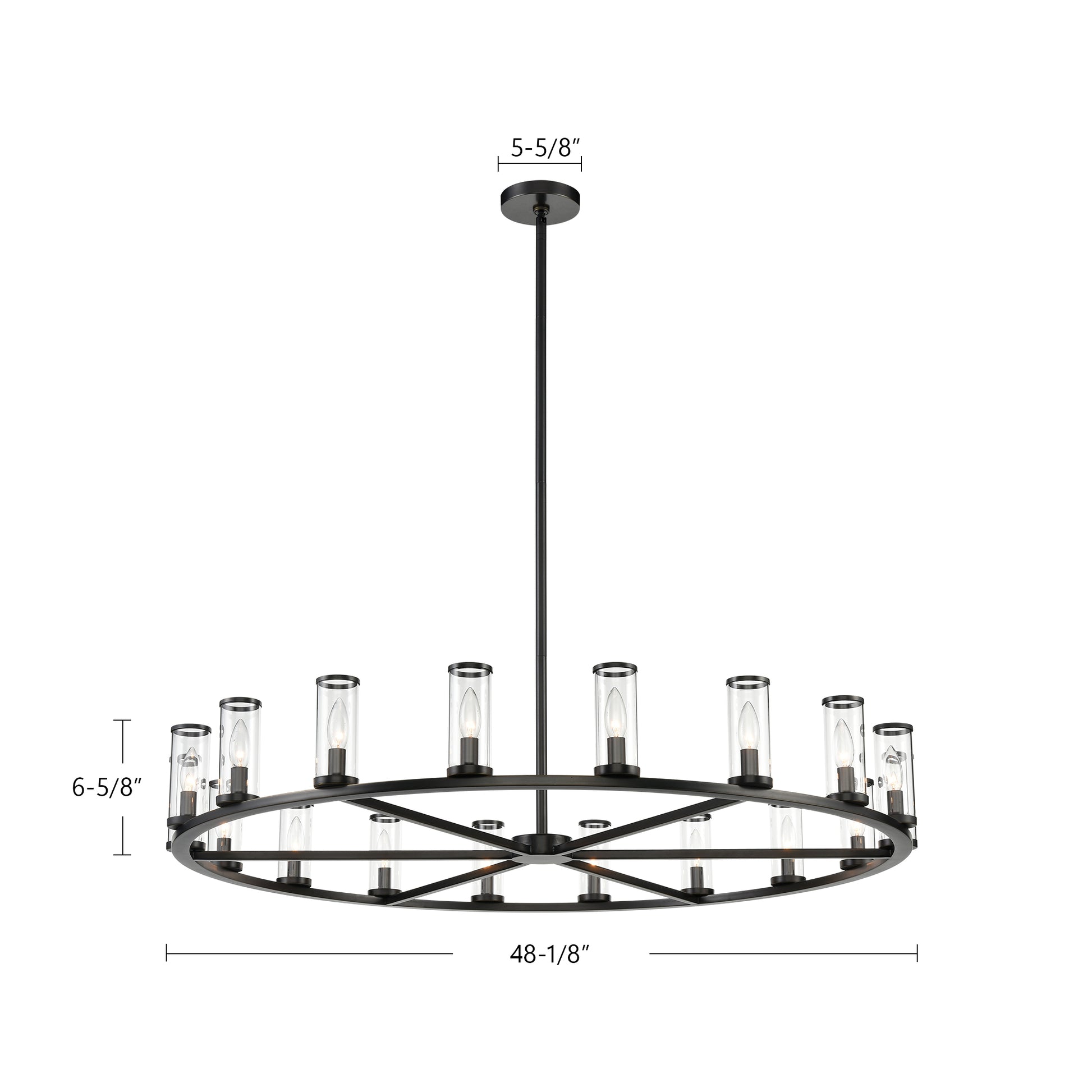 Revolve 48-in Chandelier