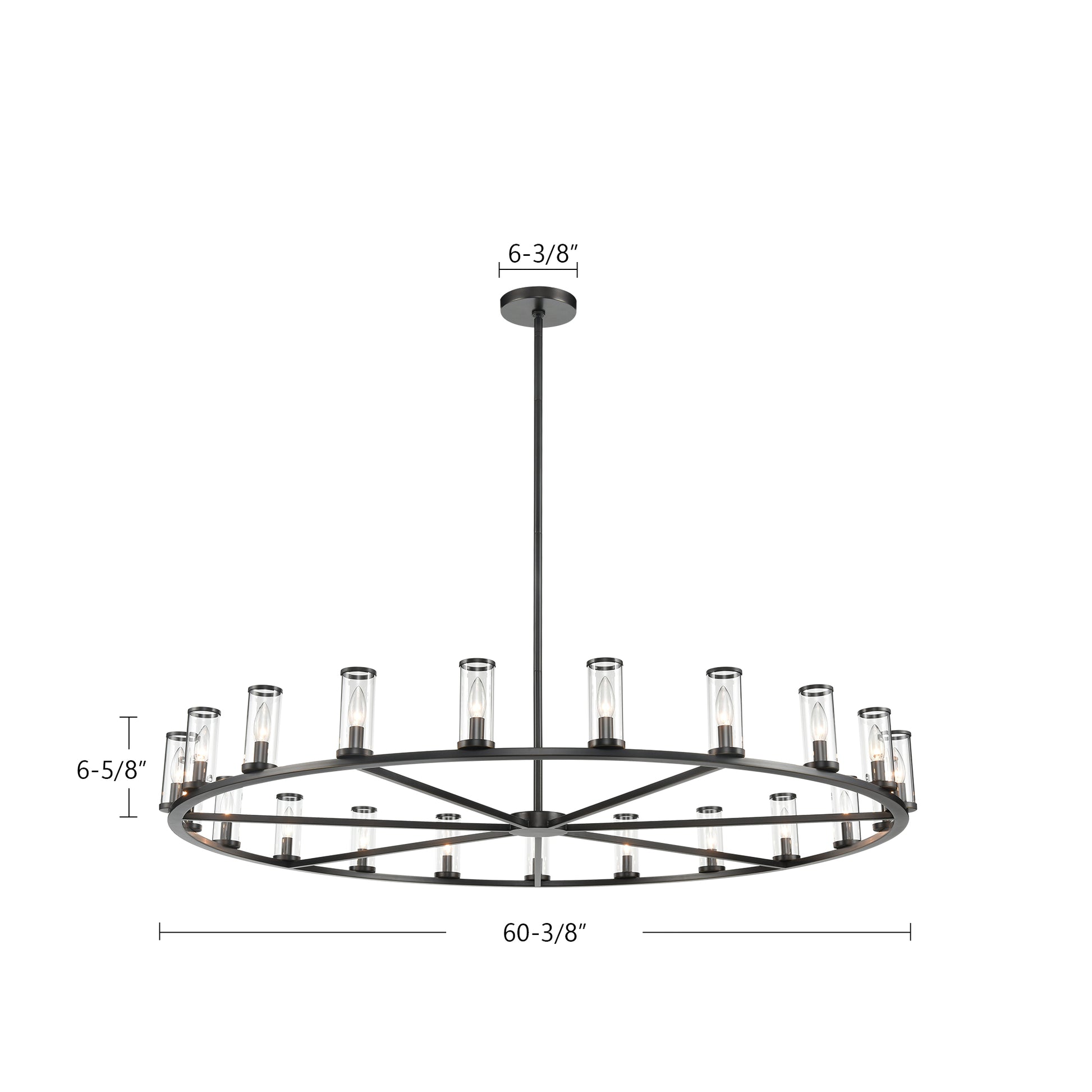Revolve 61-in Chandelier