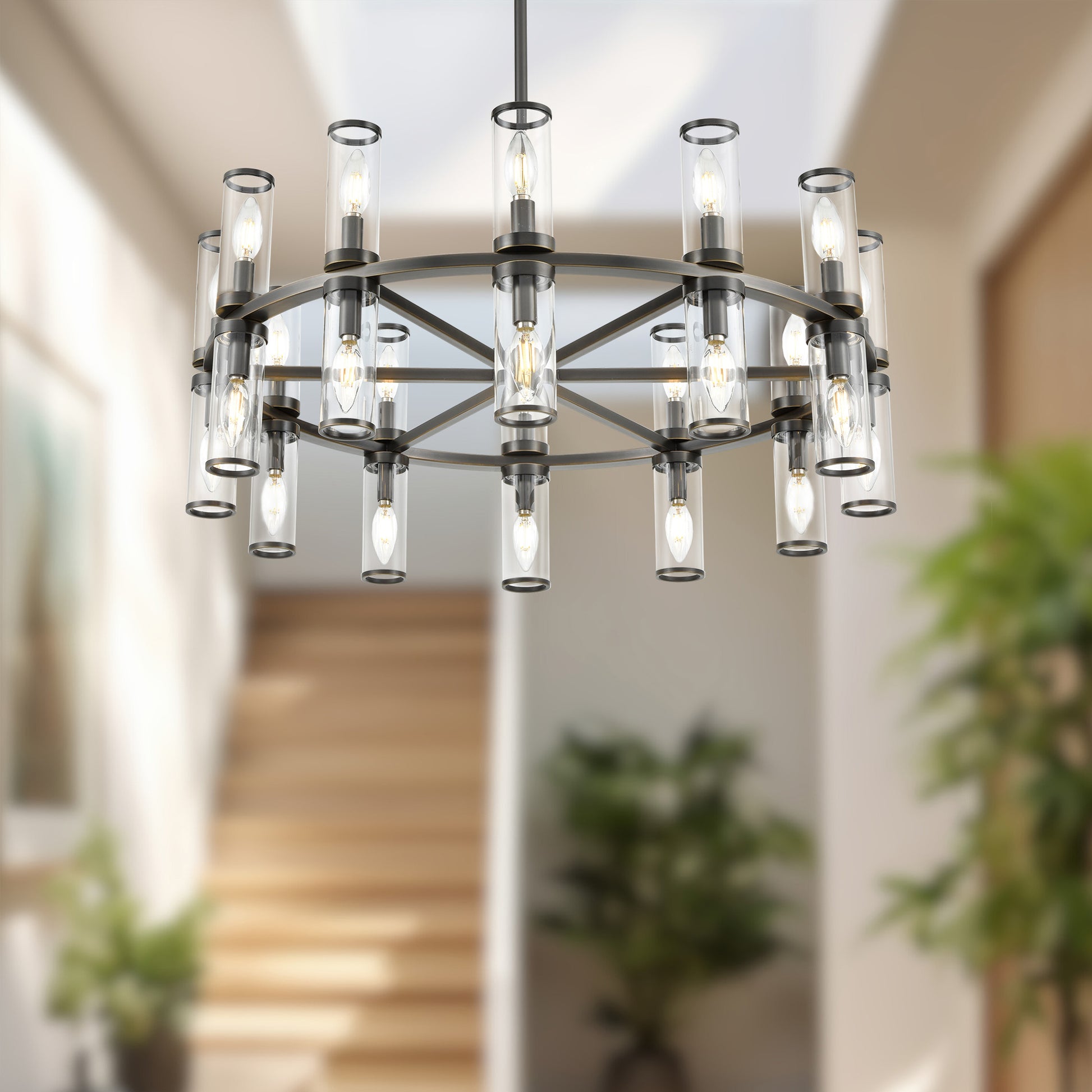 Revolve 33-in Chandelier