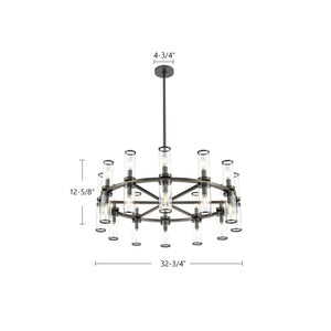 Revolve 33-in Chandelier