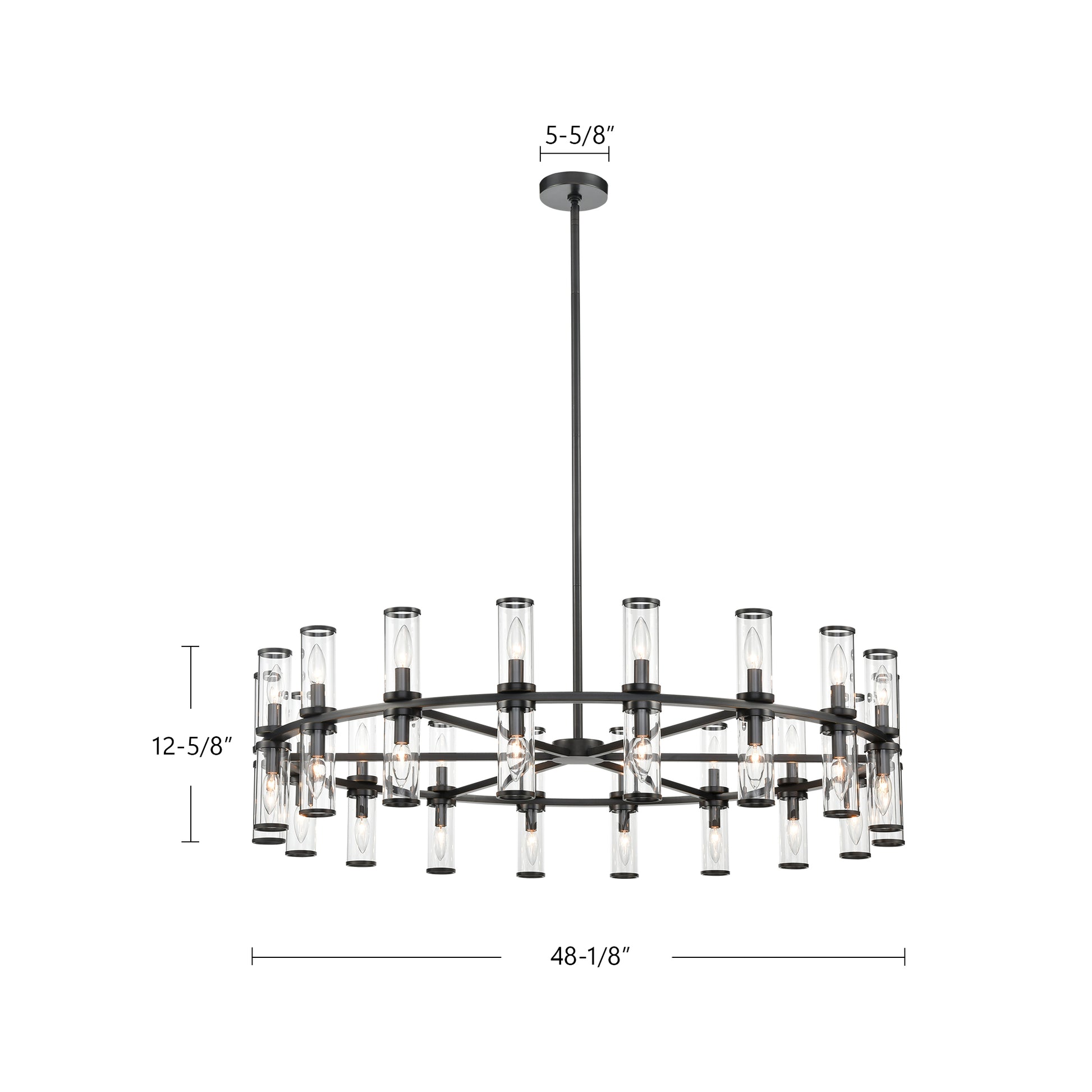 Revolve 48-in Chandelier