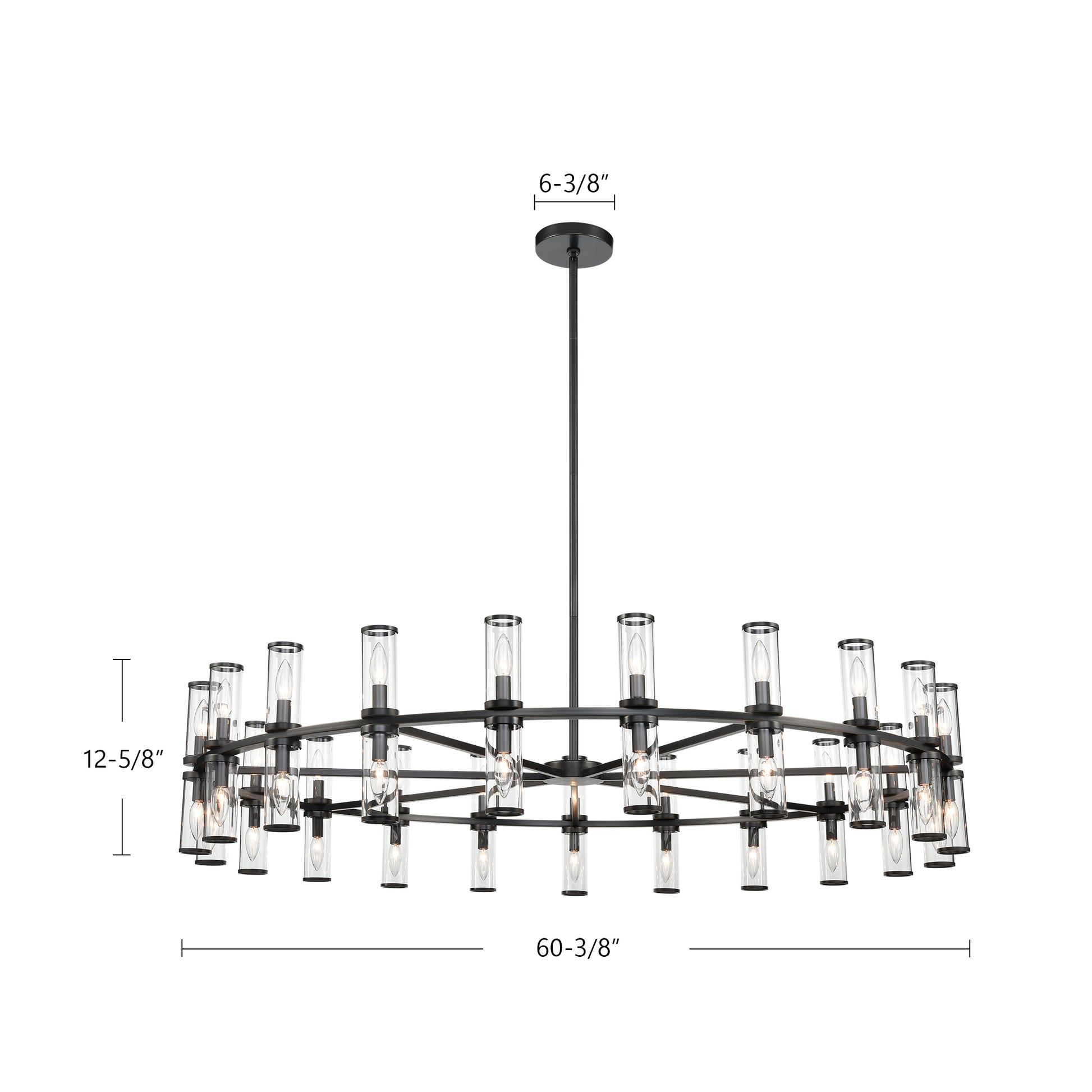 Revolve 61-in Chandelier