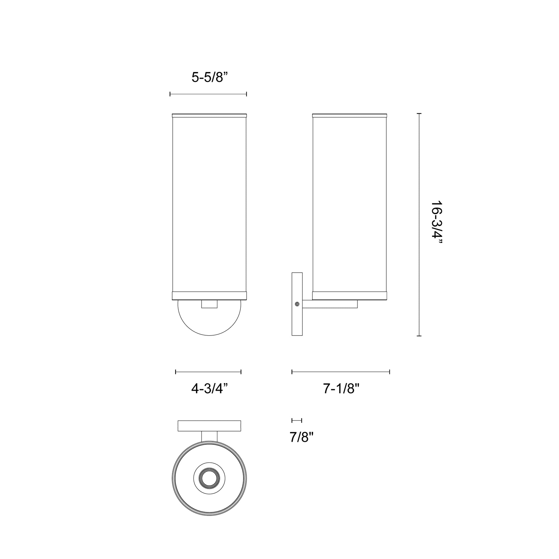 Revolve II 16-in Wall/Vanity Light
