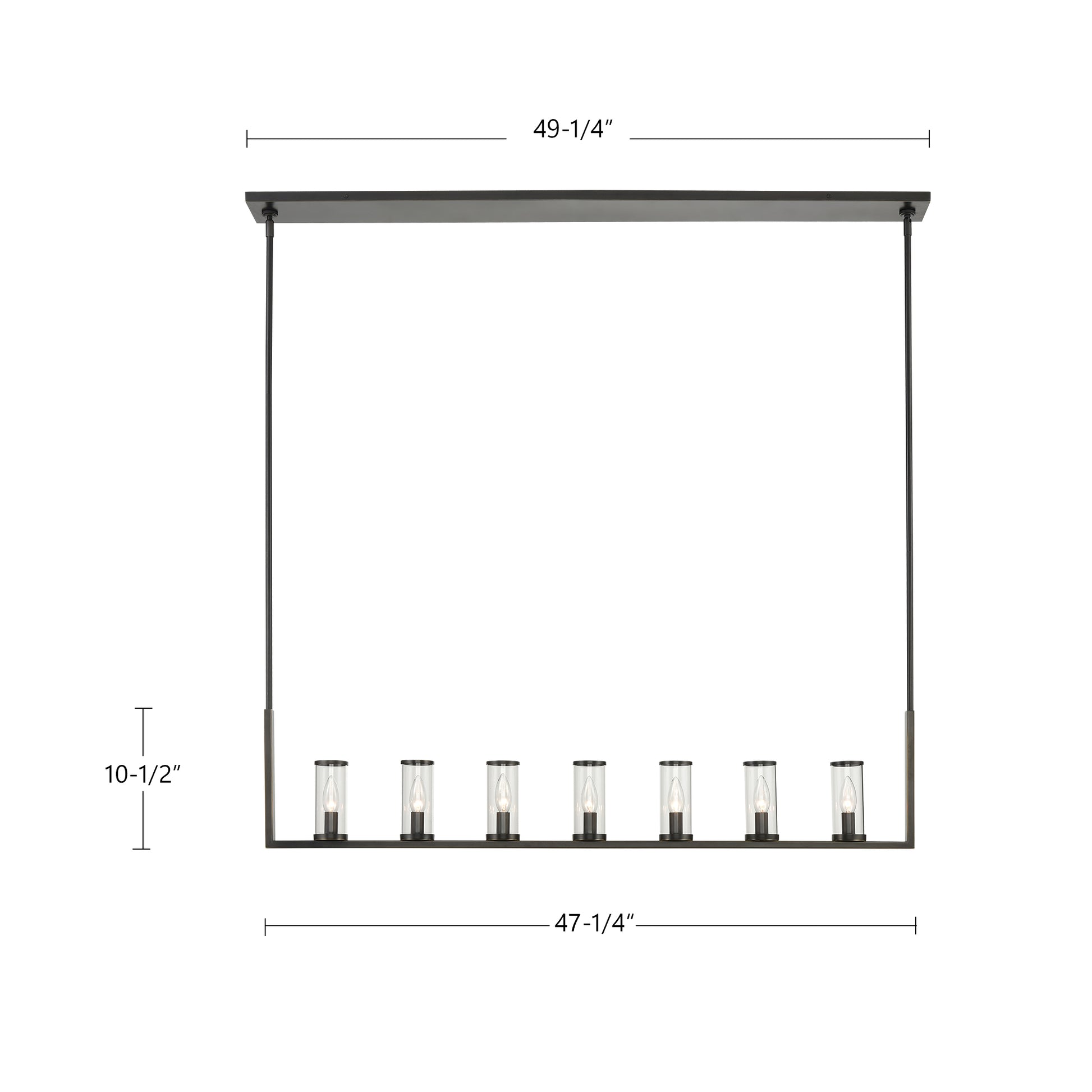 Revolve 47-in Linear Pendant