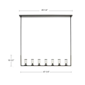 Revolve 47-in Linear Pendant