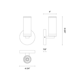 Revolve 8-in Wall/Vanity Light
