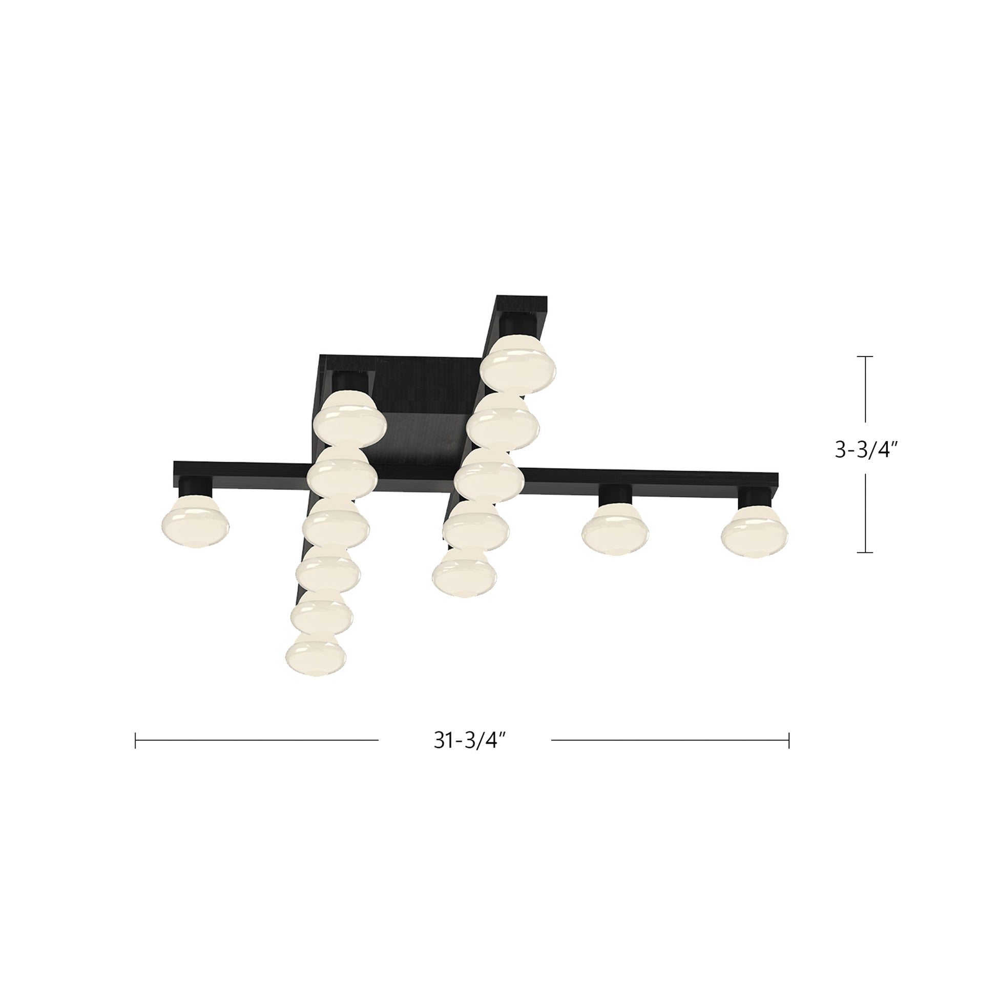 Rezz 32-in Flush Mount