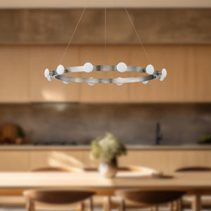 Rezz 28-in Black LED Pendant