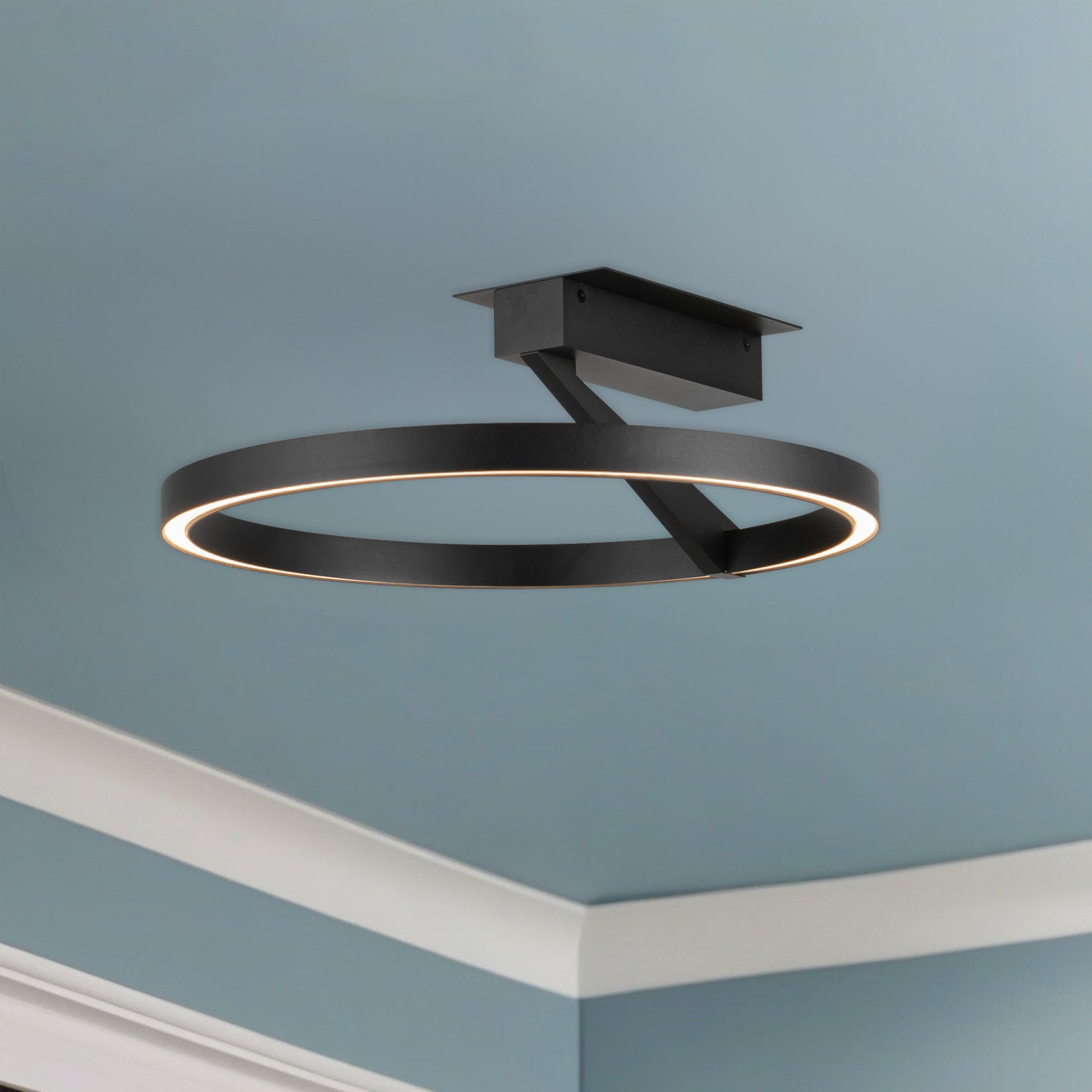 Roda 15-in Semi-Flush Mount
