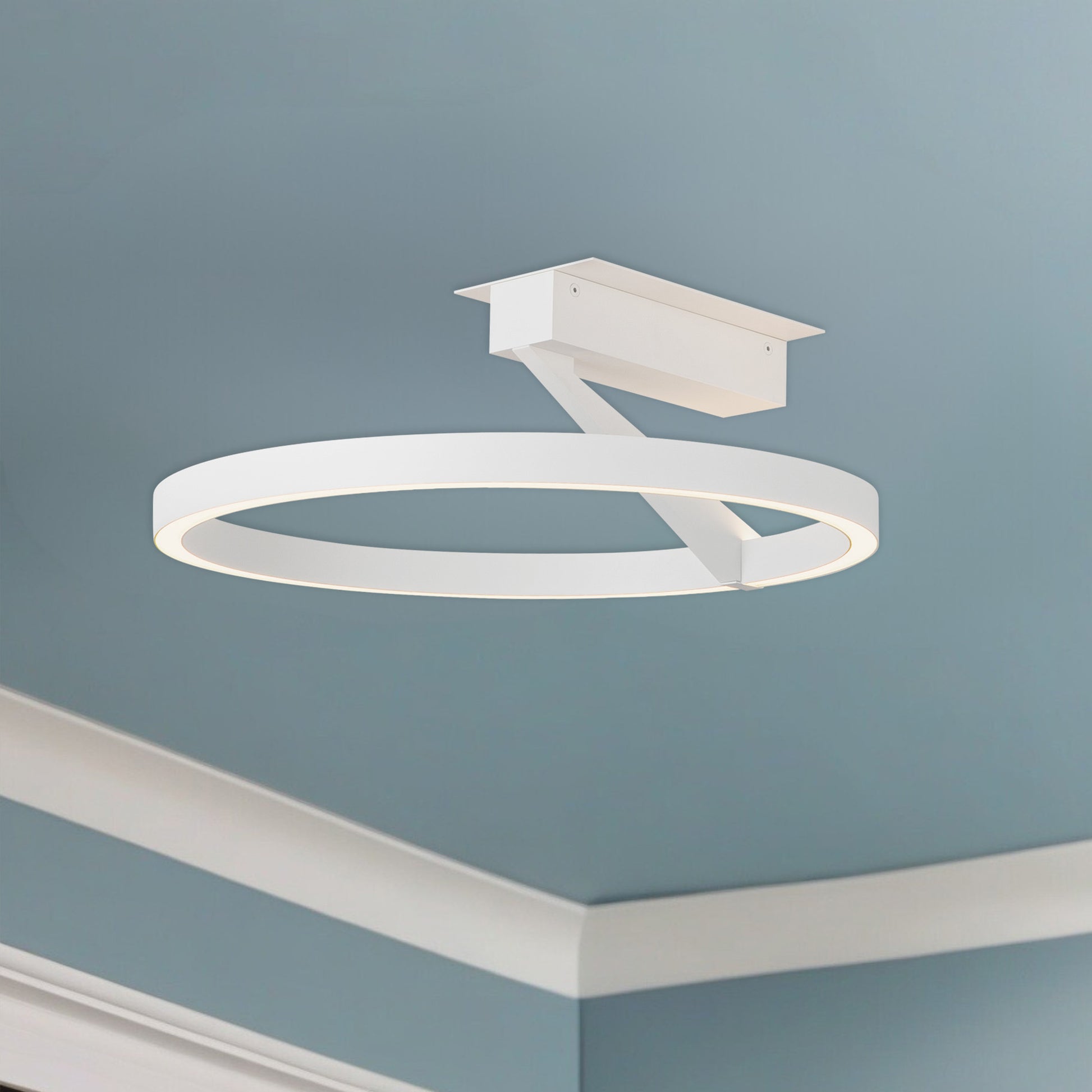 Roda 15-in Semi-Flush Mount