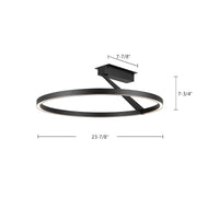 Roda Semi-Flush Mount