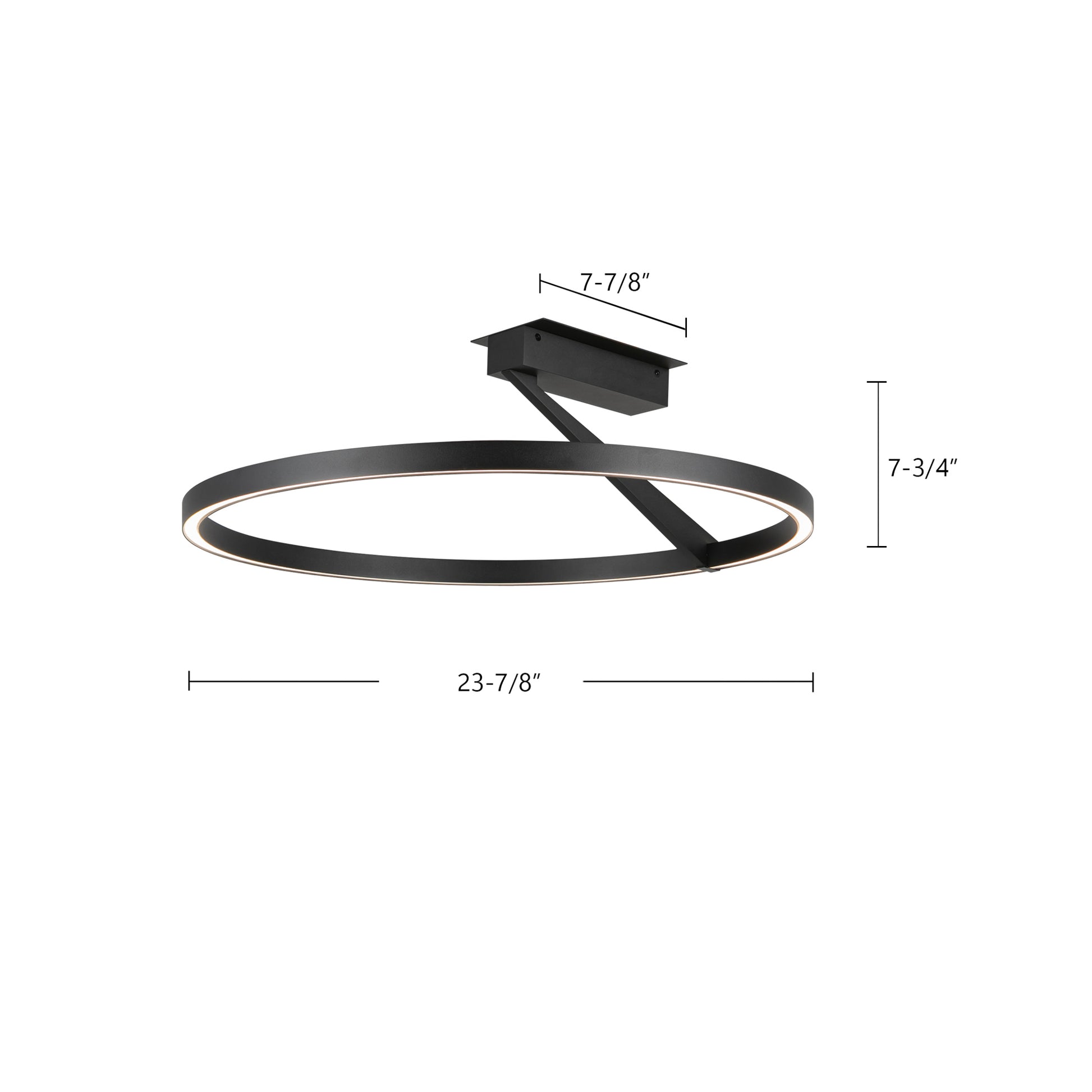 Roda Semi-Flush Mount