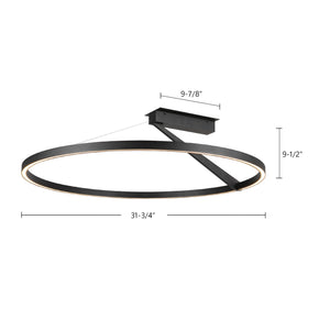 Roda Semi-Flush Mount