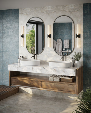 Rona 24-in Brushed Gold LED Vanity