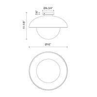Rubio Flush Mount