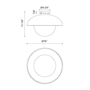 Rubio Flush Mount