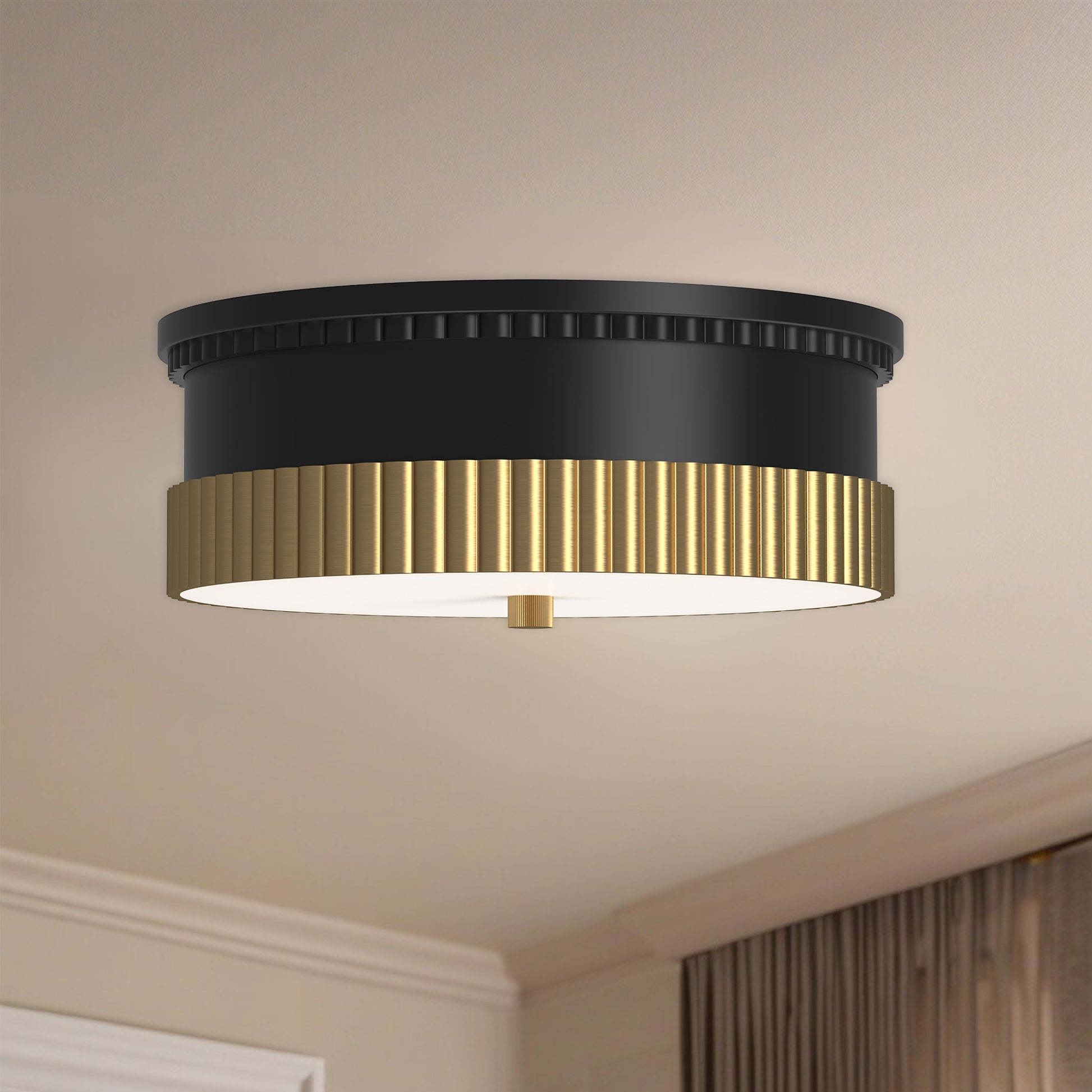 Rue 14-in Flush Mount