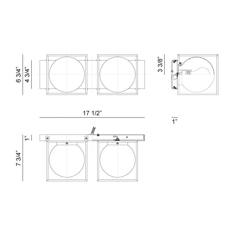 Squircle Wall Sconce