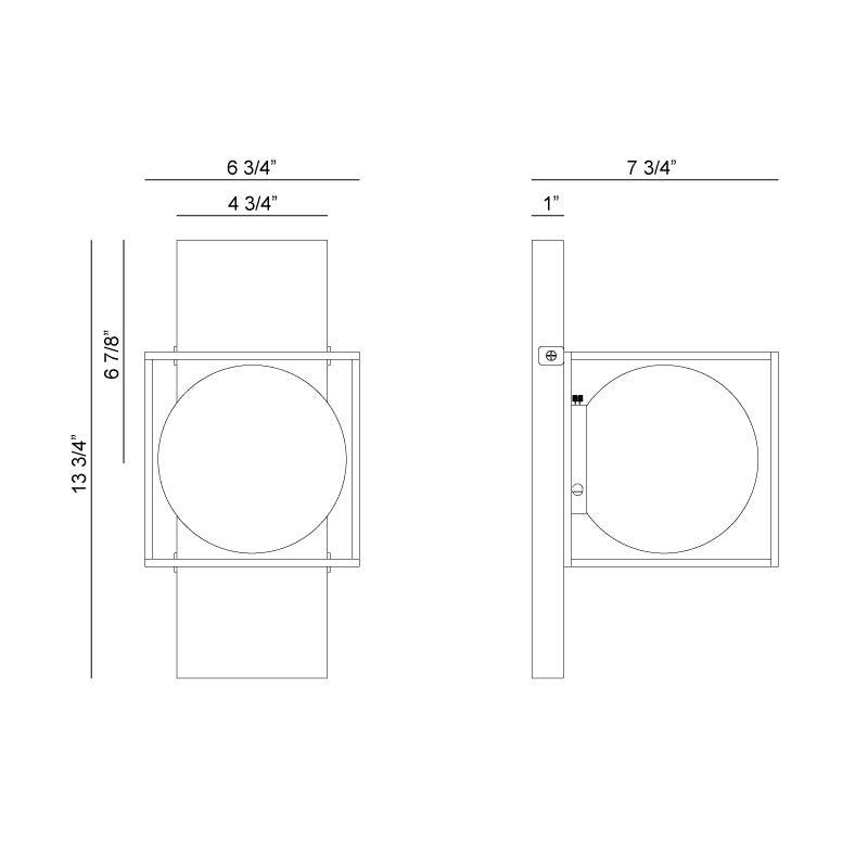 Squircle Wall Sconce