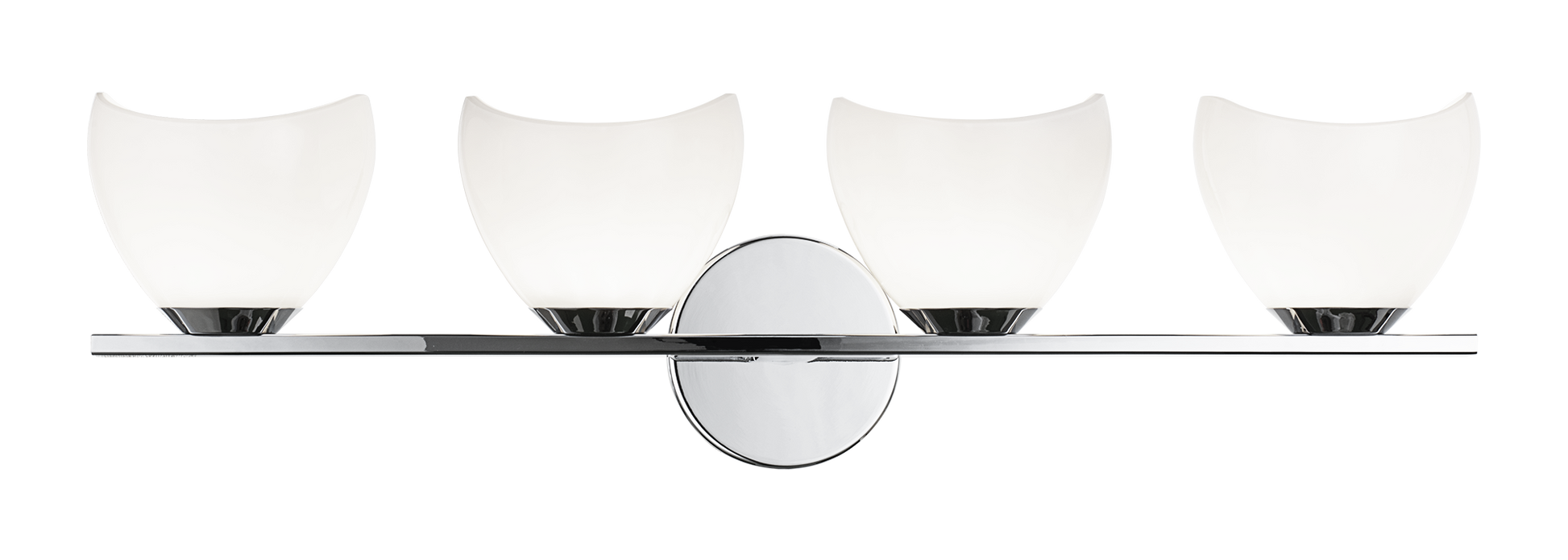 Uptowne is a dazzling family with distinctive curved opal glass. Available in Aged Gold Brass or Black.