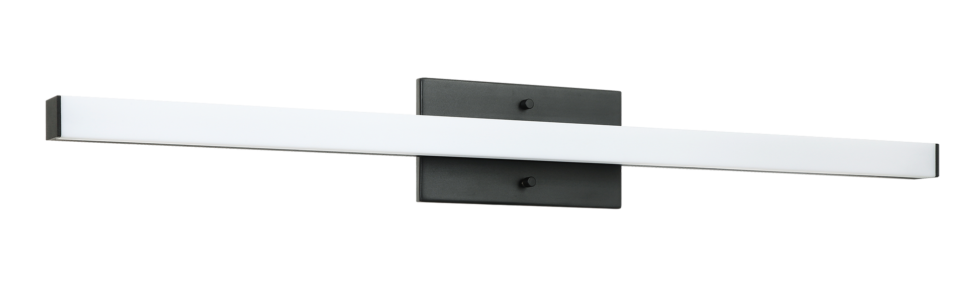 The simplicity of the sleek rectangular LED sconces with metal canopy and white acrylic lens in any modern space. Available in 2 sizes and 2 finishes – Aluminum & Matte Black.