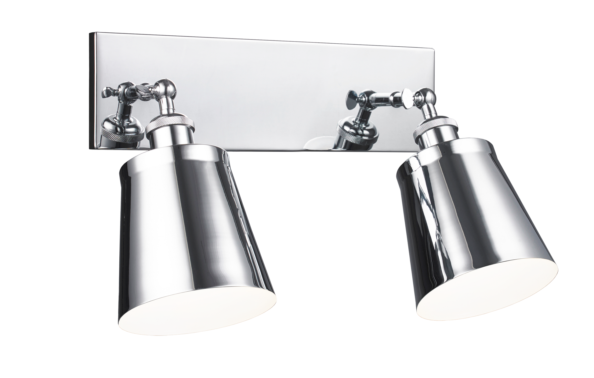 A wall sconce series inspired by the traditional stage light design. Kinsley is adjustable and is available in 2 finishes: Black finish and Chrome. Classic design never goes out of style.