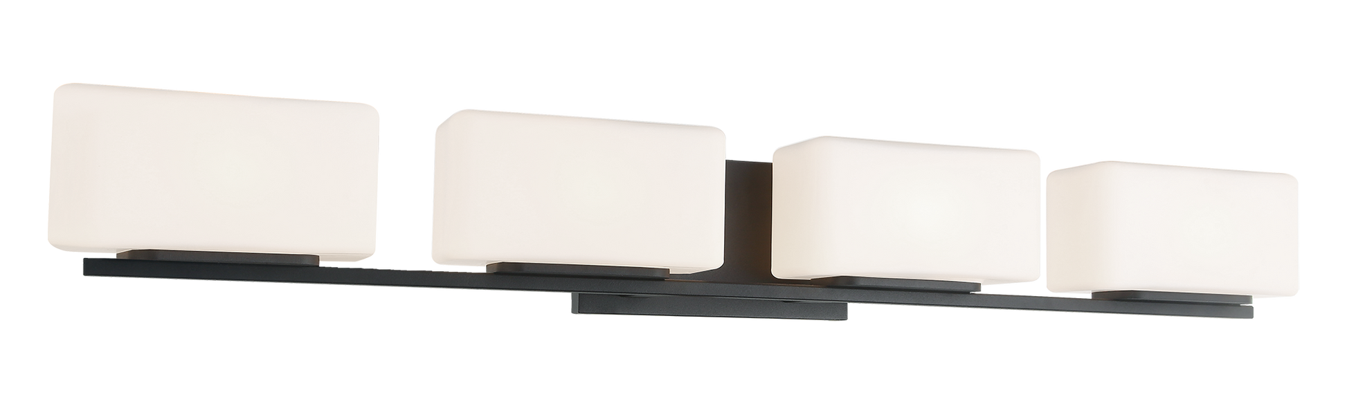 Chiclet is a soft modern design with smooth white glass and rounded edges to be installed as a wall sconce or vanity. The series is available in 4 sizes, a 1 light, 2 light, 3 light and 4 light options in either Chrome or Matte Black finishes.
