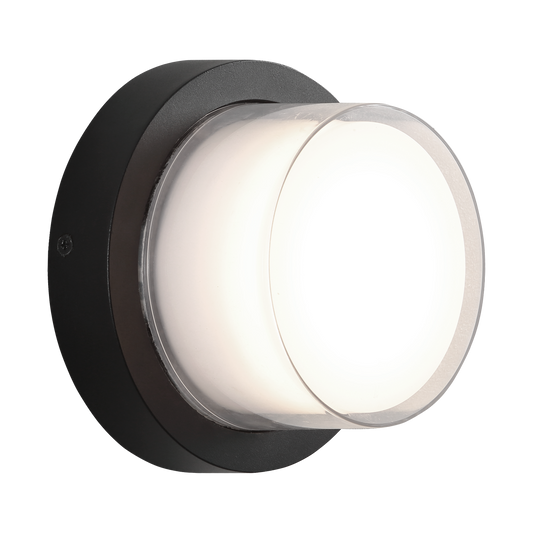 1LT "SHADOWBOX" Ø6.7" GREY SCONCE