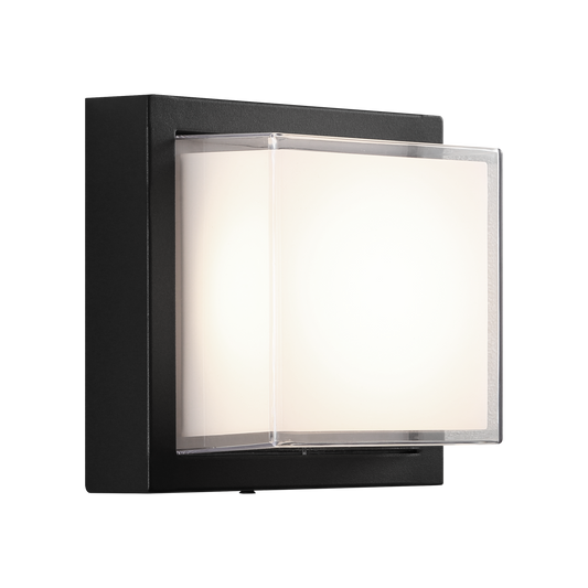 1LT "SHADOWBOX" Ø6.3" GREY SCONCE