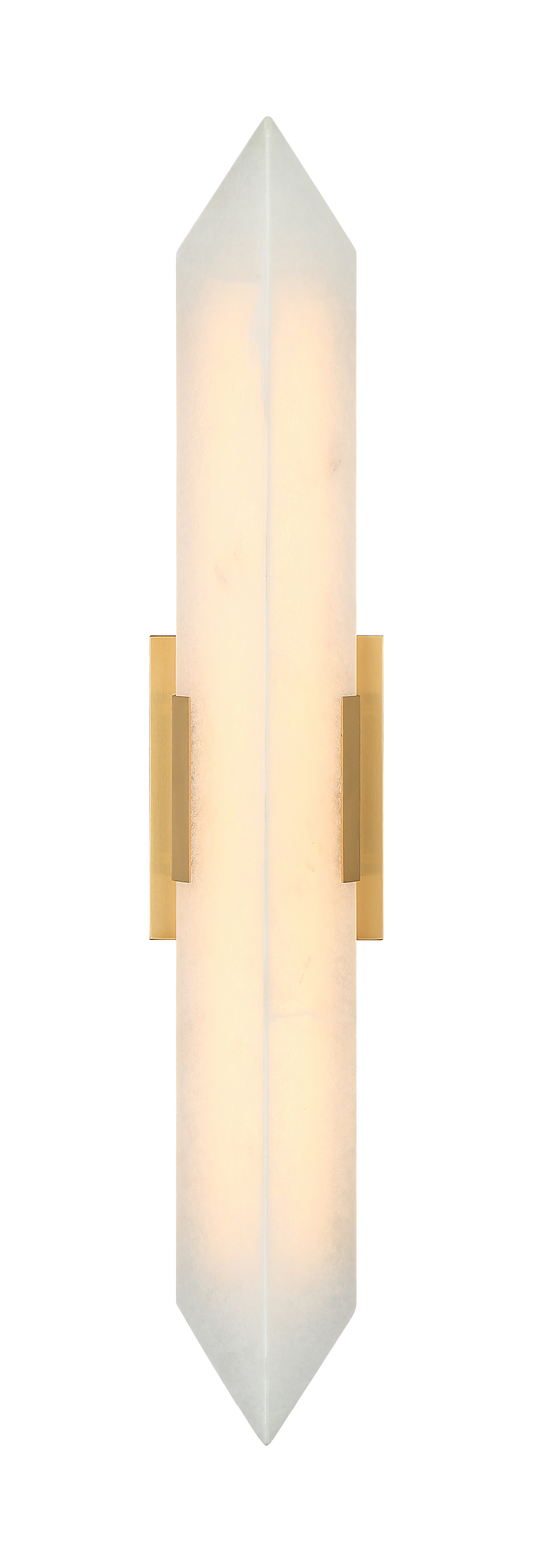 Blending bold classic materials and geometric styling, the Rigio displays elegance at its finest.The alabaster glass gives this a true organic feel.