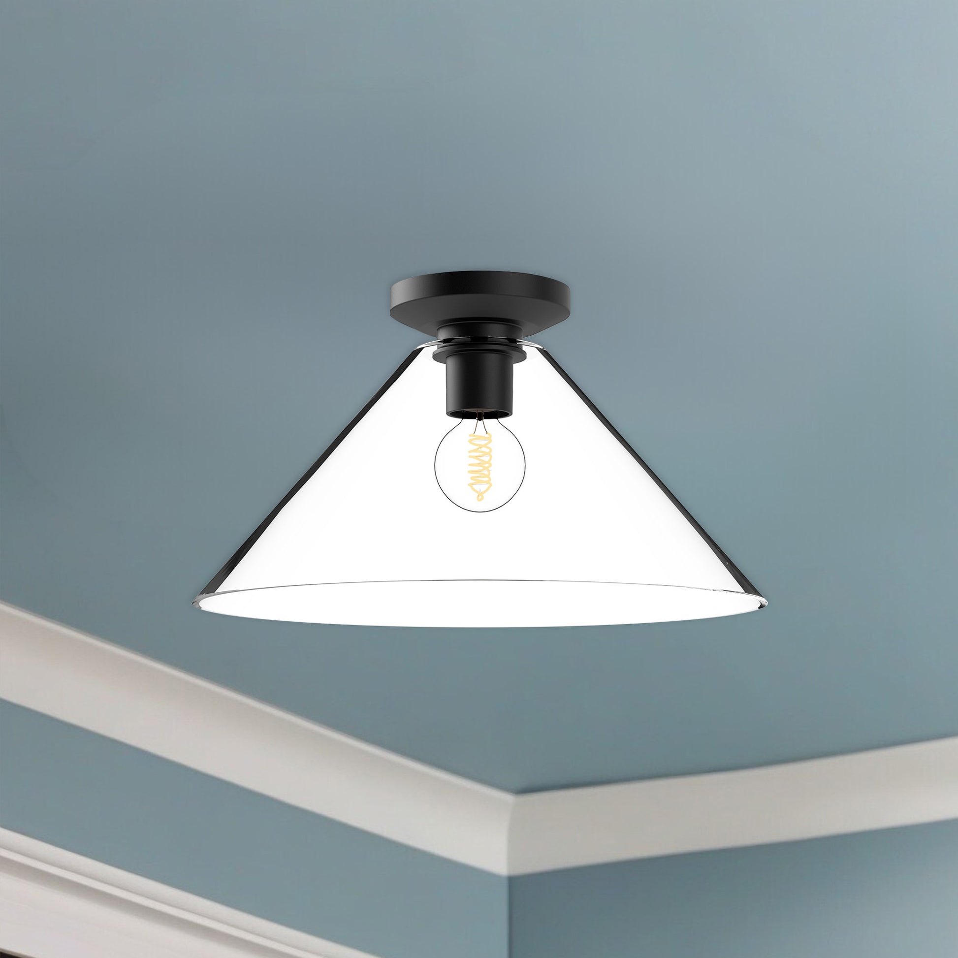 Salem 14-in Flush Mount