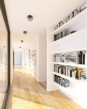 Samar 8-in Flush Mount