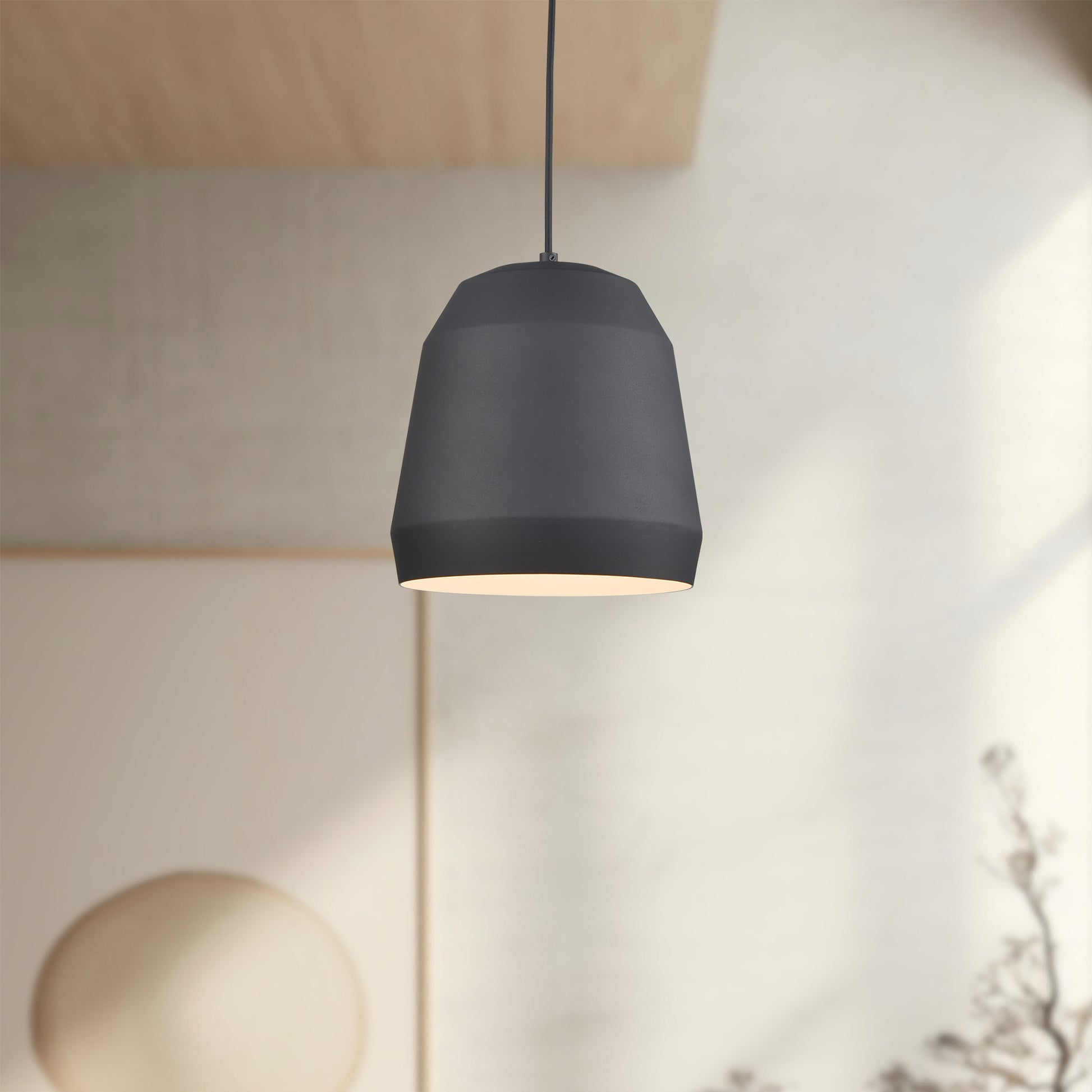 Sedona 16-in Black 1 Light Pendant