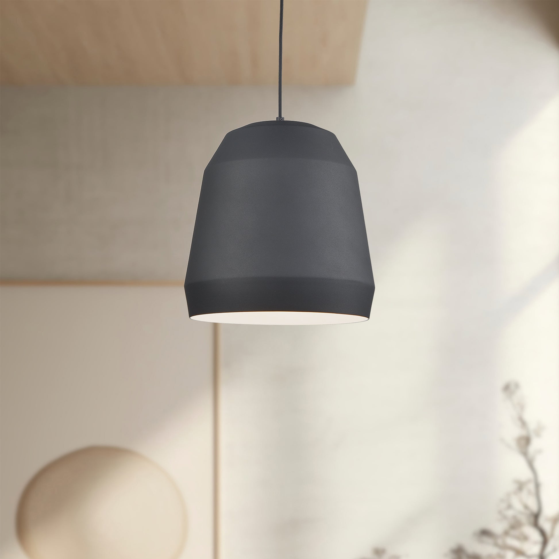 Sedona 22-in Black 1 Light Pendant