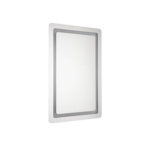 Seneca 24-in Sandblasted Merc Edge LED Vanity Mirror