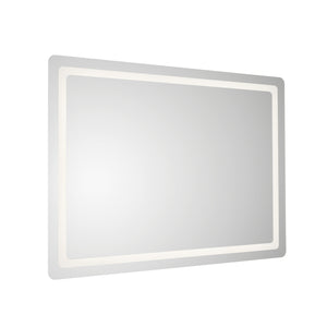 Seneca 48-in Sandblasted Merc Edge LED Vanity Mirror