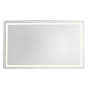 Seneca 32-in Sandblasted Merc Edge LED Vanity Mirror