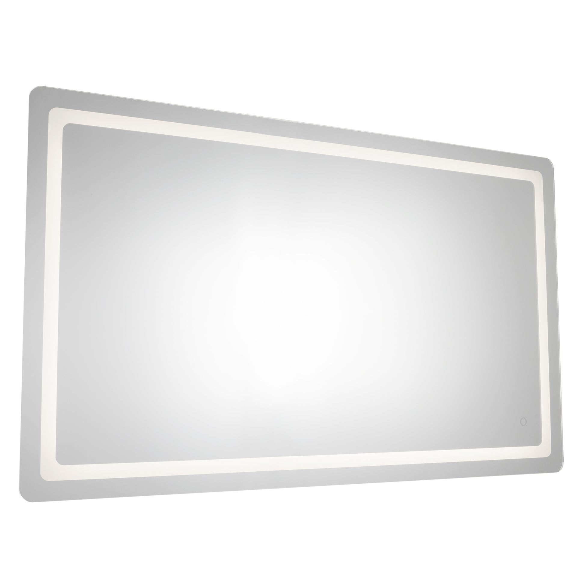 Seneca 32-in Sandblasted Merc Edge LED Vanity Mirror